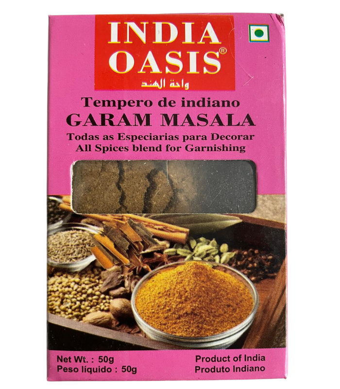 12 Garam Masala com Pimenta India Oasis (50g) - Imagem 1