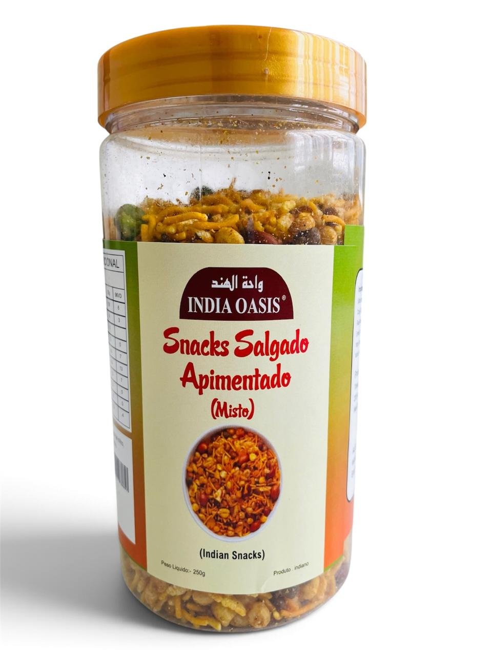WhatsApp Image 2026-10-19 at 11.47.02 Snaks Salgado Apimentado -Misto ( Indian Snacks- Namkeen ) 250g - Imagem 1